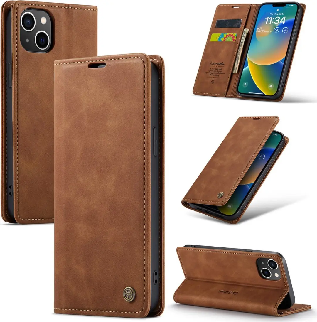 Caseme iPhone 15 Wallet Book Case