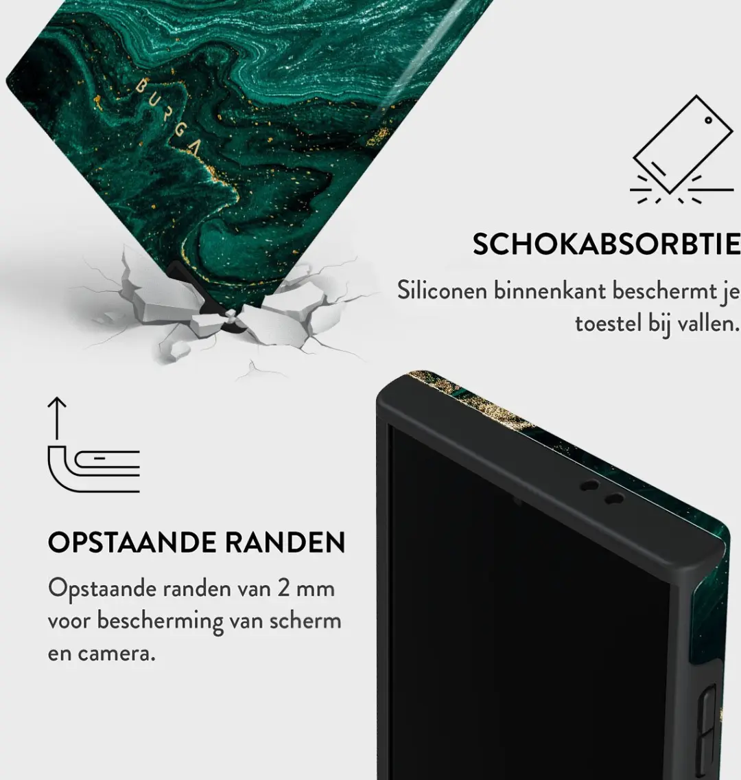 Burga Telefoonhoesje Samsung Galaxy S24 Ultra - Emerald Pool - afbeelding 6 van 6