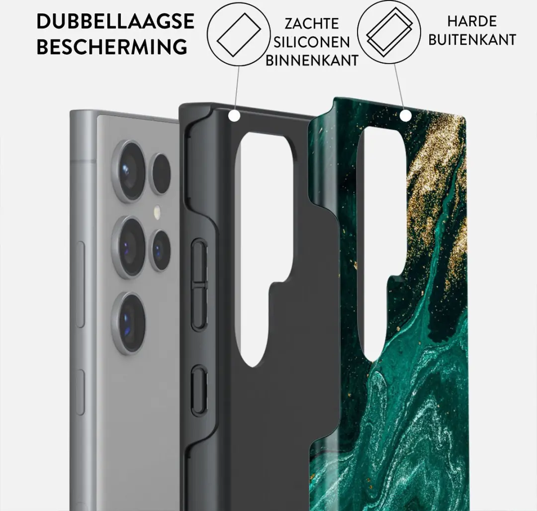 Burga Telefoonhoesje Samsung Galaxy S24 Ultra - Emerald Pool