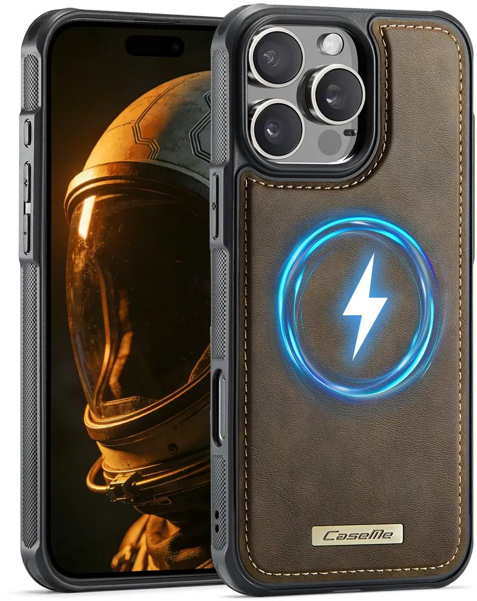 CaseMe C69 Leather Back Cover iPhone 16 Pro