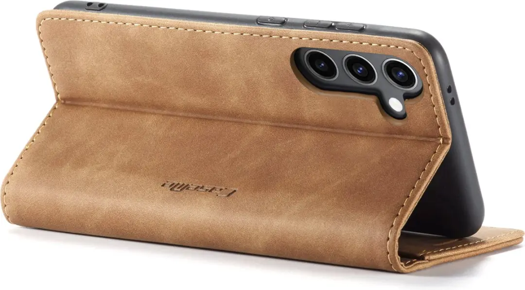 Caseme Wallet Book Case Samsung Galaxy A15 - Licht Bruin