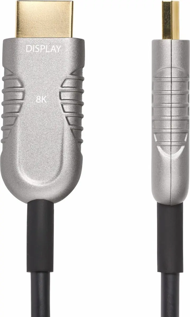 Startech 9,1m Hybride HDMI 2.1 Kabel 8K-A-30F-HDMI-CABLE - 48Gbps - Zwart/Zilver