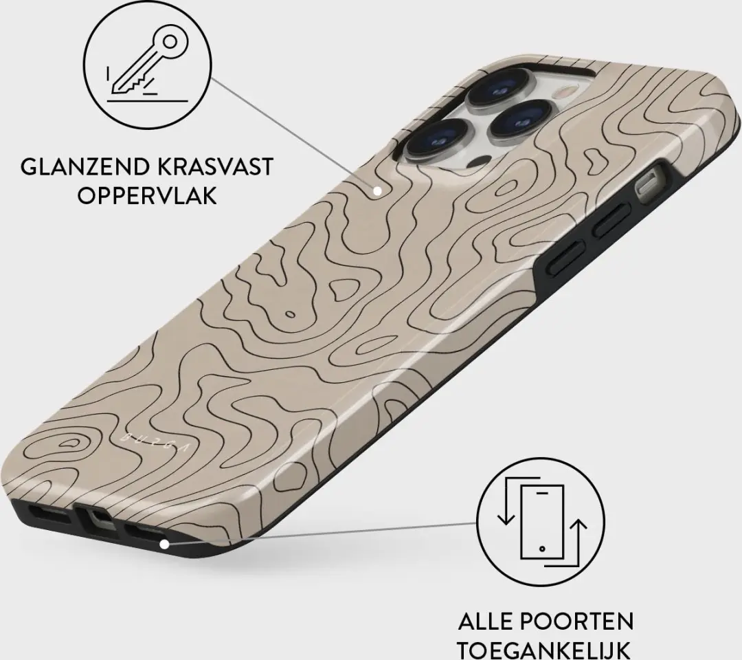 Burga Telefoonhoesje iPhone 14 Pro Max Wild Terrain - Misty Forest