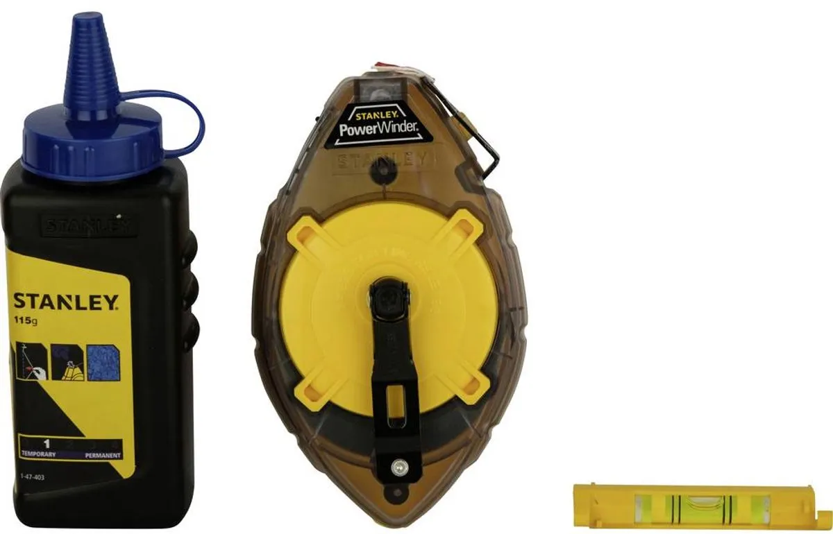 Stanley Powerwinder 30m Slaglijnmolenkit - 3 Stuks - Geel