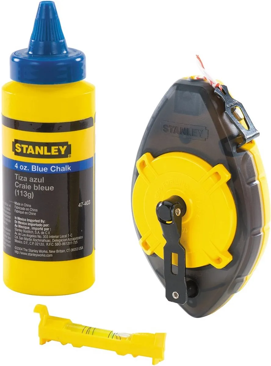 Stanley Powerwinder 30m Slaglijnmolenkit - 3 Stuks - Geel
