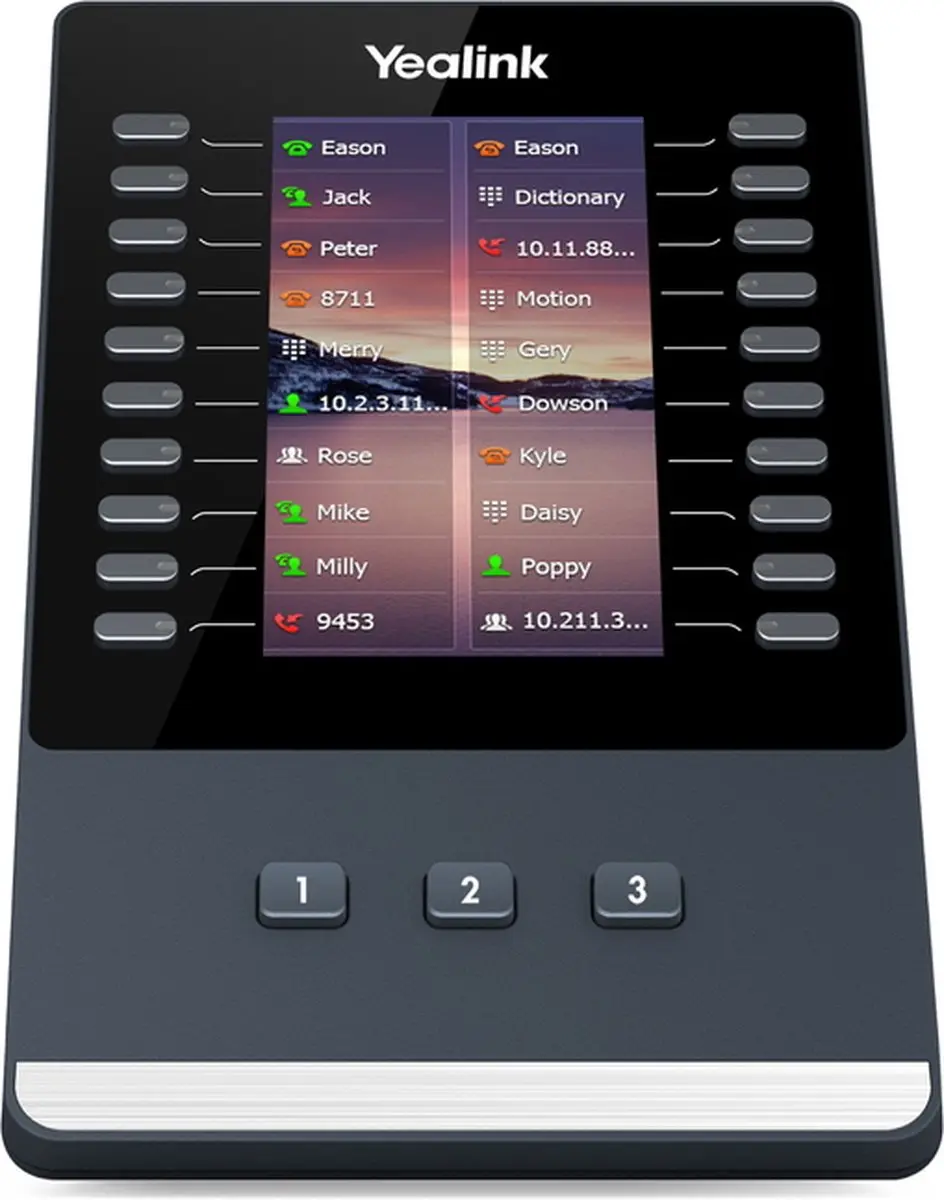 Yealink EXP43 Expansion Module - Zwart