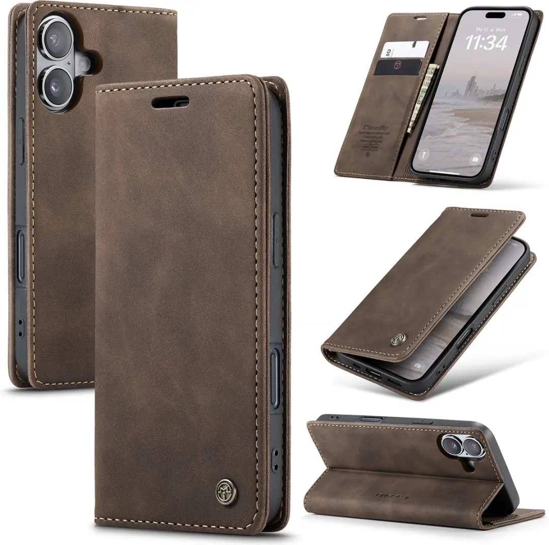 CaseMe iPhone 16 Wallet Book Case