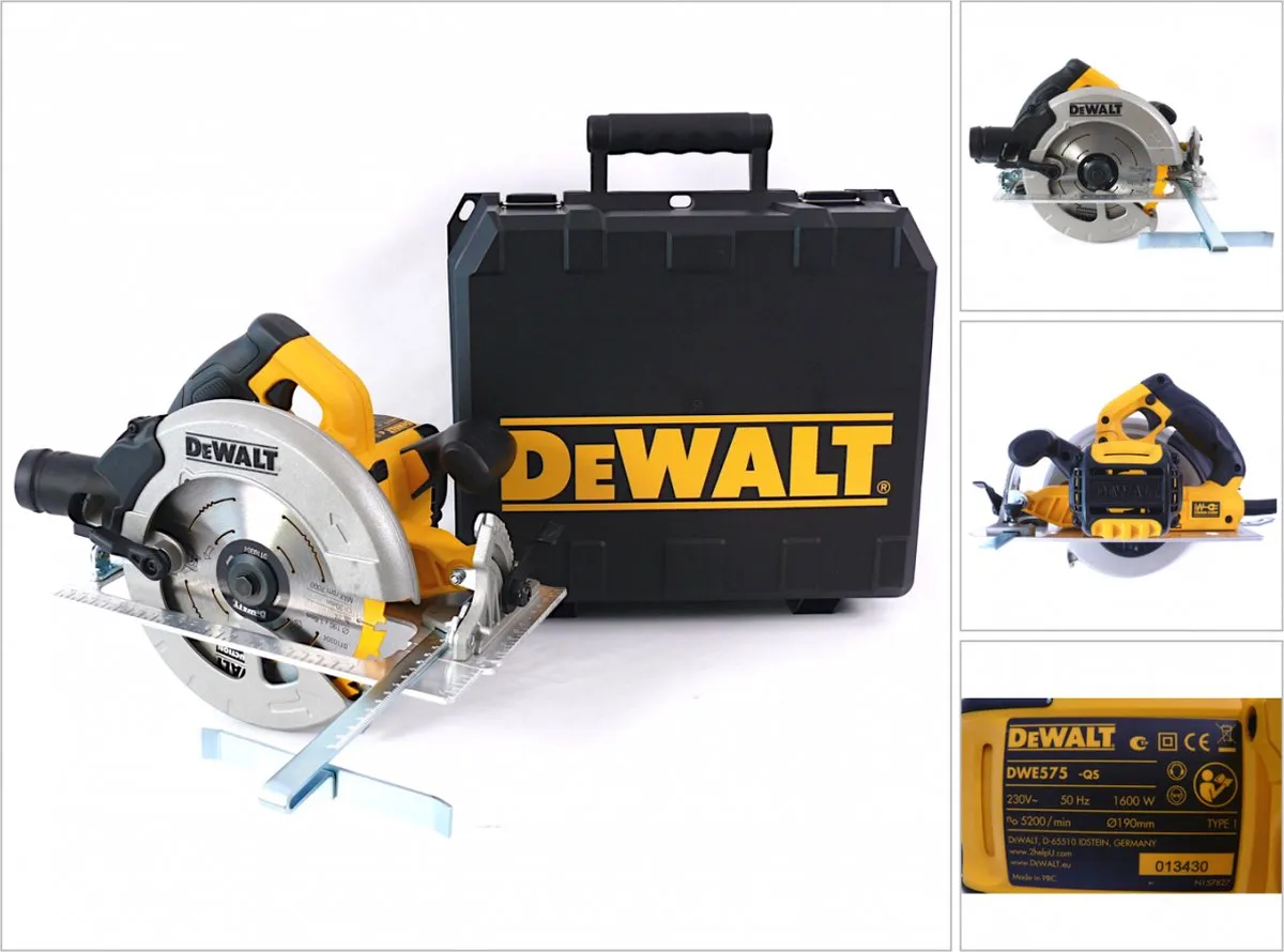 DeWalt DWE575K Cirkelzaag 1600W - 190mm