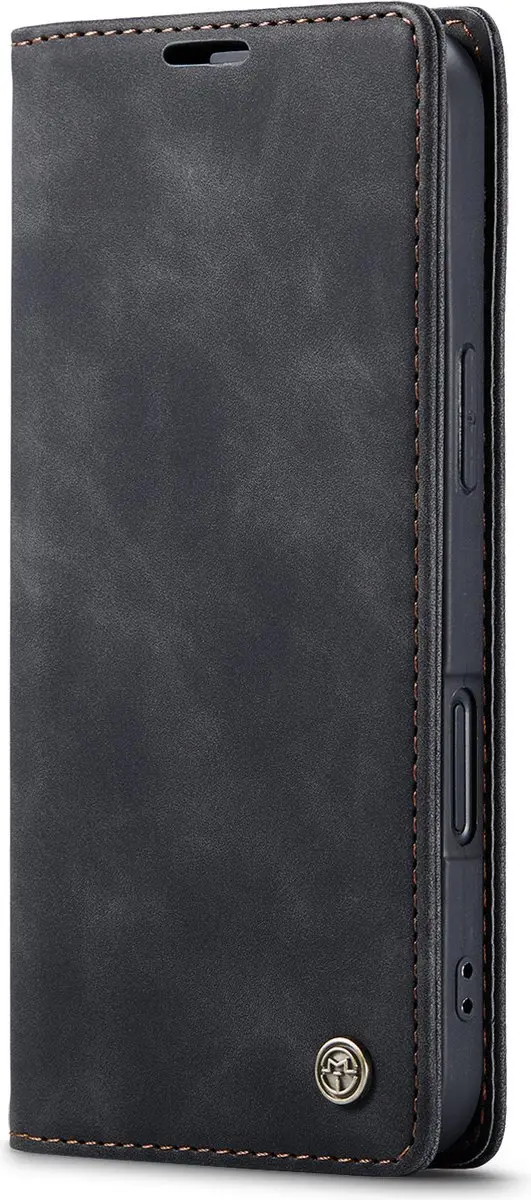 CaseMe iPhone 16 Wallet Book Case - Zwart