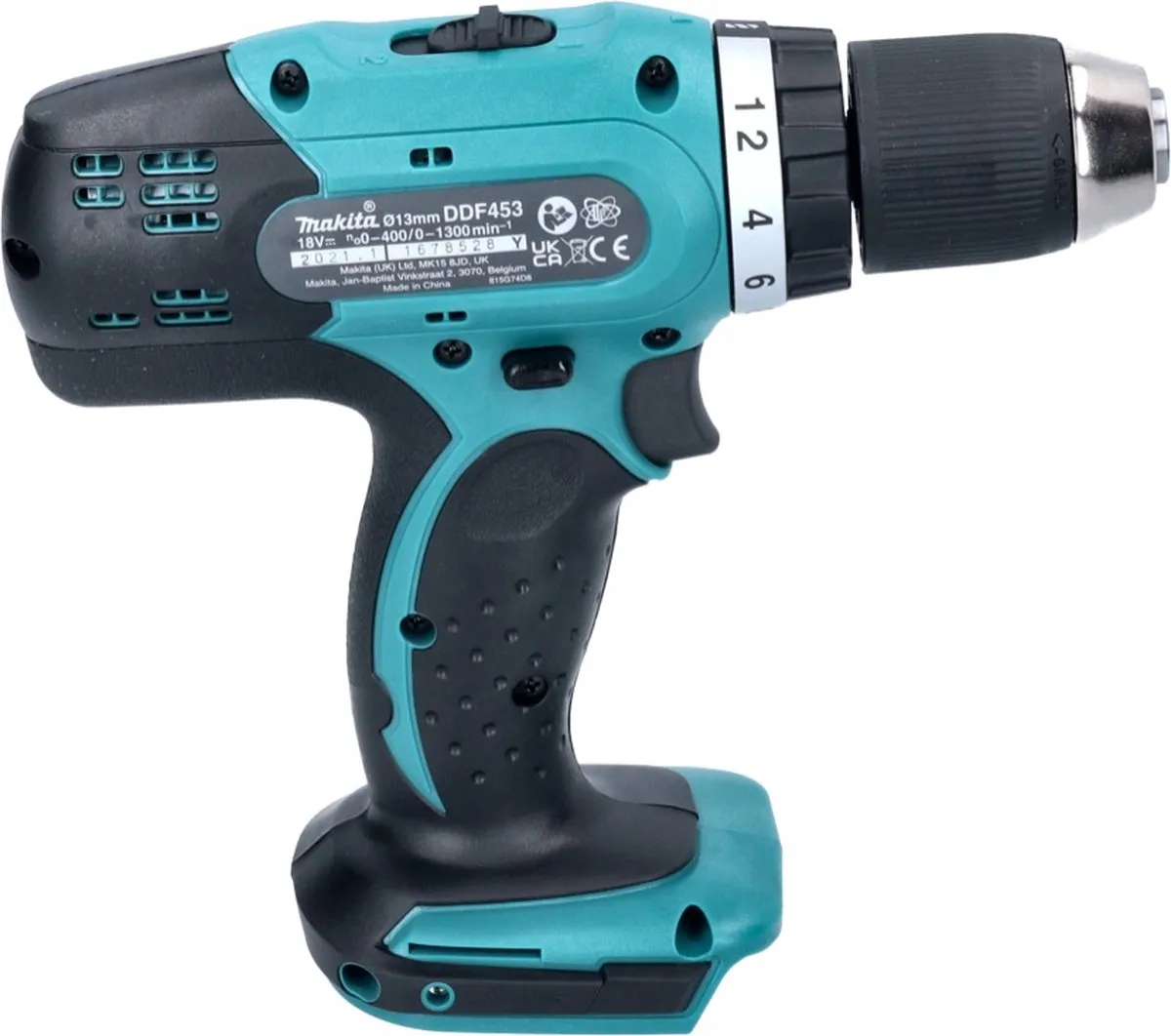 Makita DDF 453 ZJ Accuboormachine 18V - 42Nm - 16 standen