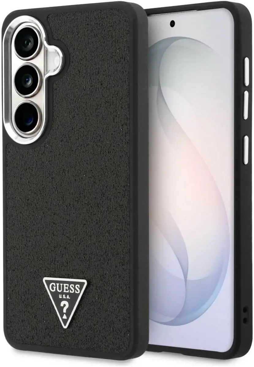 GUESS Glitter Driehoek MagSafe Hoesje S26
