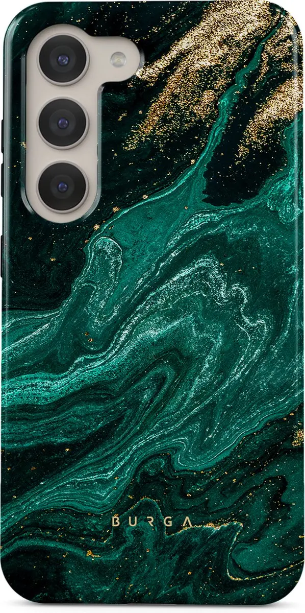 Burga Telefoonhoesje Samsung Galaxy S23 Plus - Schokbestendig - Emerald Pool