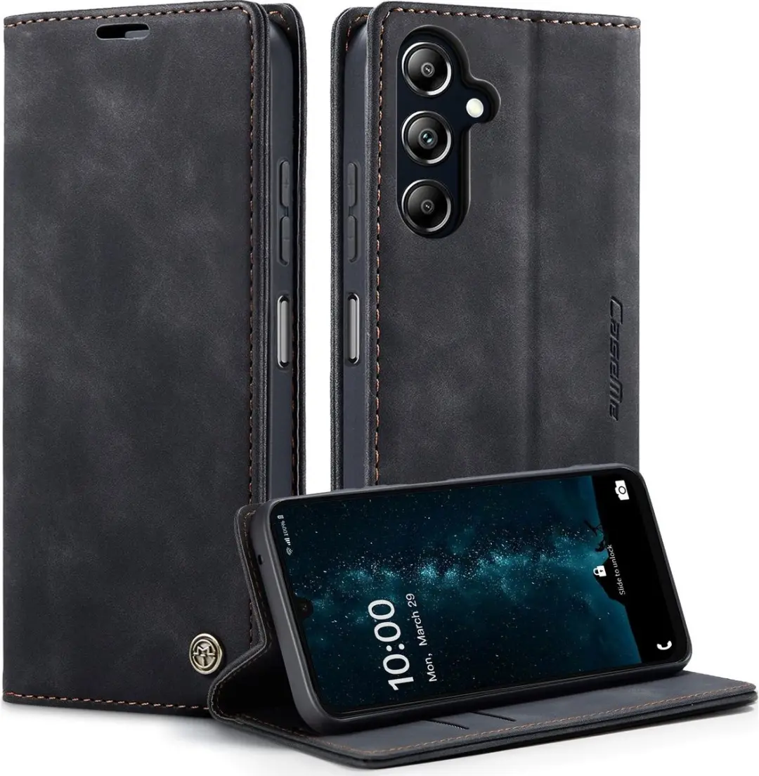 Caseme 013 Bookcase Portemonneehoesje Samsung Galaxy A16 - Zwart