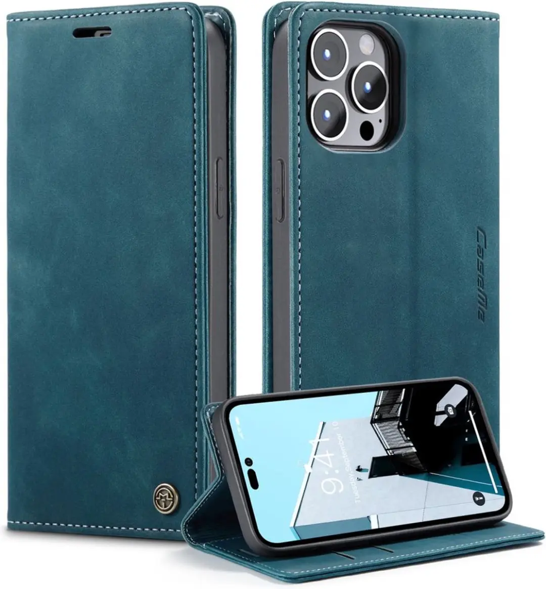 CaseMe iPhone 15 Pro Max Wallet Bookhoesje