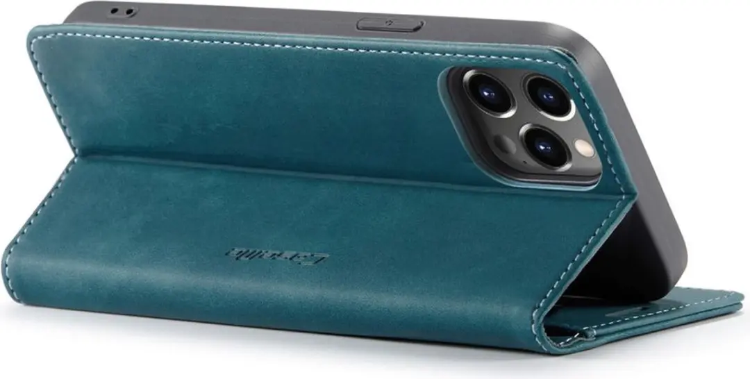 CaseMe iPhone 15 Pro Max Wallet Bookhoesje - Blauw