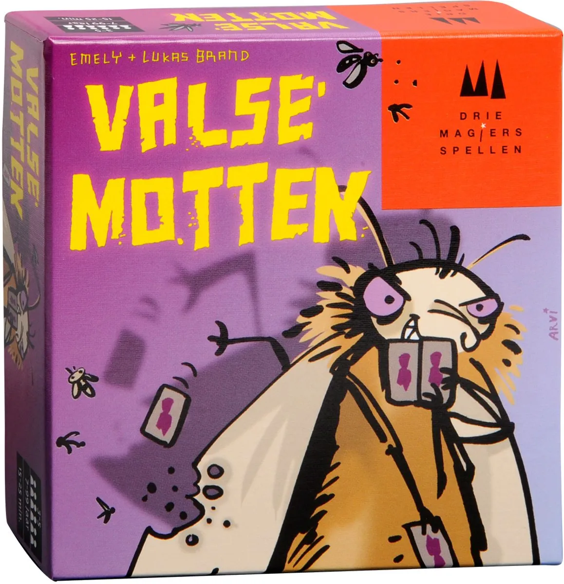 999 Games Valse Motten Chaotisch Familie Kaartspel - 3-5 Spelers - afbeelding 6 van 6