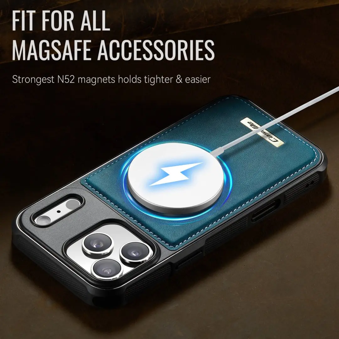 CaseMe C69 Hoesje iPhone 17 Pro Max - MagSafe - Blauw