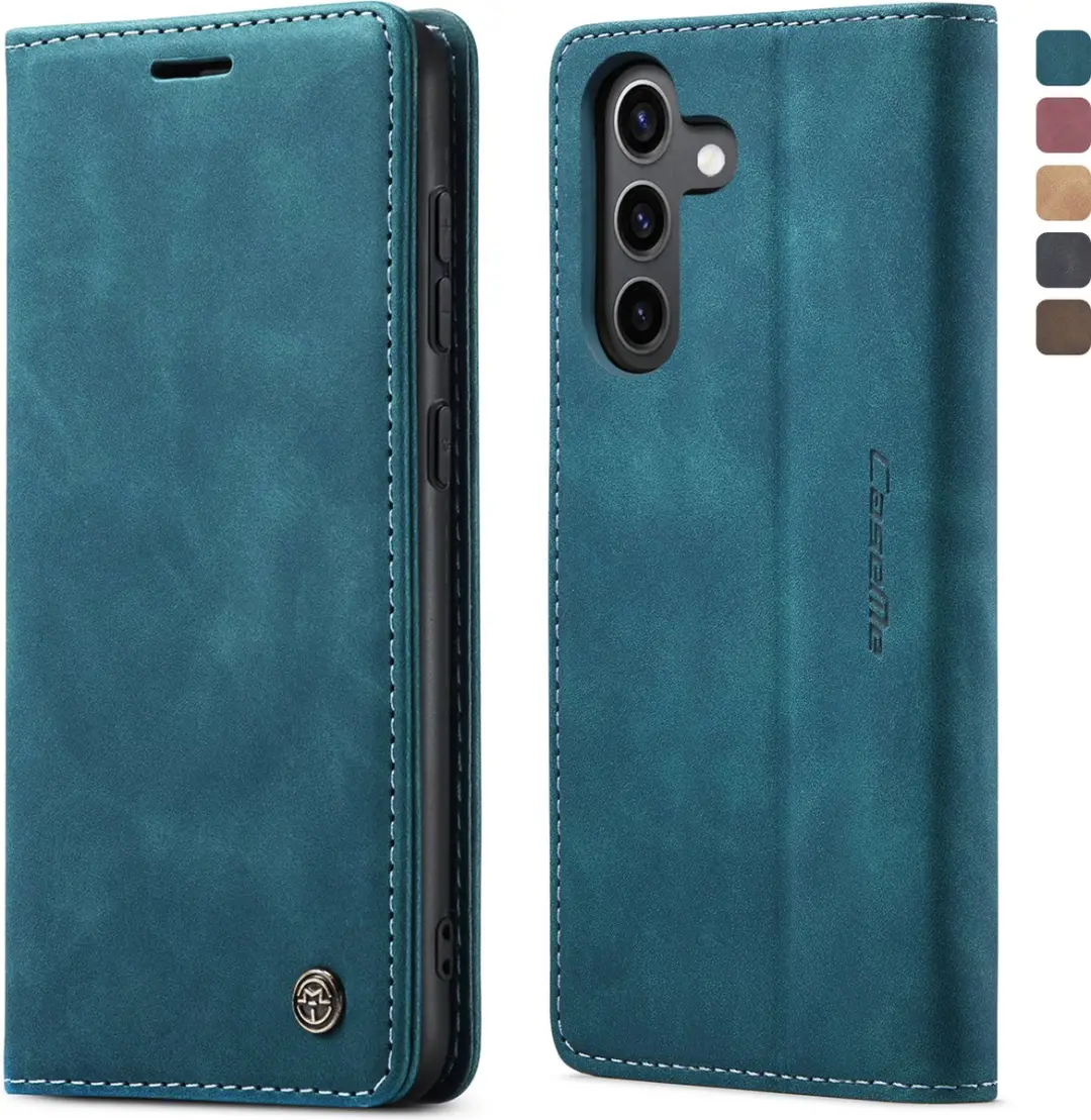Caseme Wallet Book Hoesje Samsung Galaxy A15 - Blauw