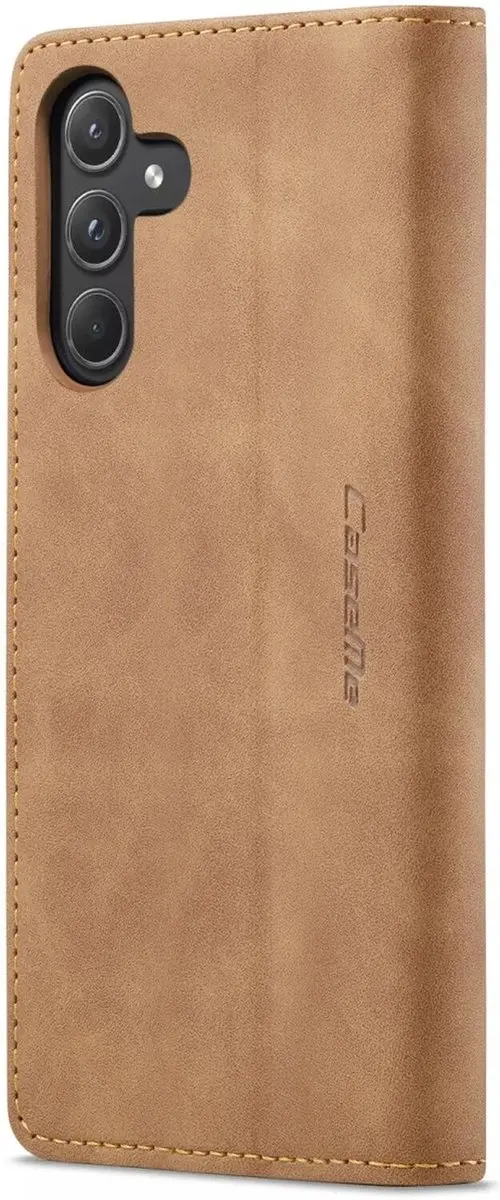 Caseme 013 Hoesje Samsung Galaxy A55 - Book Case Bruin