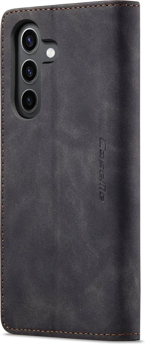 Caseme Wallet Book Case Samsung Galaxy S25 - Zwart