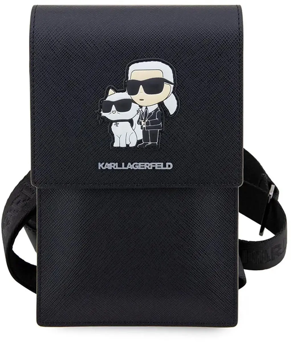 Karl Lagerfeld Telefoontasje 3666339123345 - Zwart