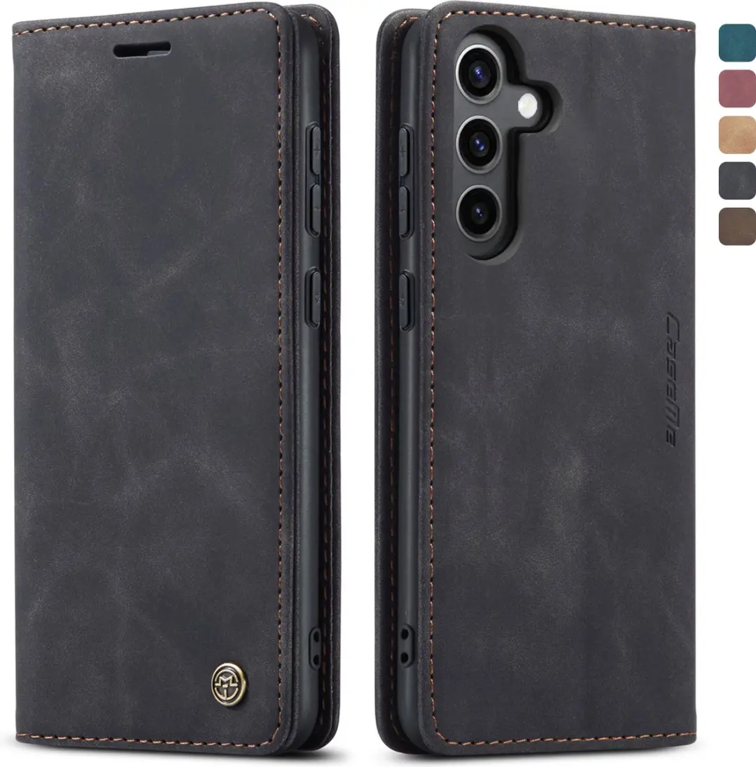 Caseme Wallet Book Case Samsung Galaxy S25 Plus - Zwart