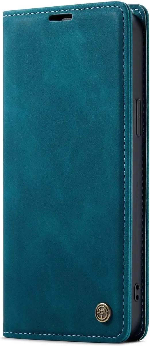 CaseMe iPhone 15 Wallet Bookhoesje - Blauw