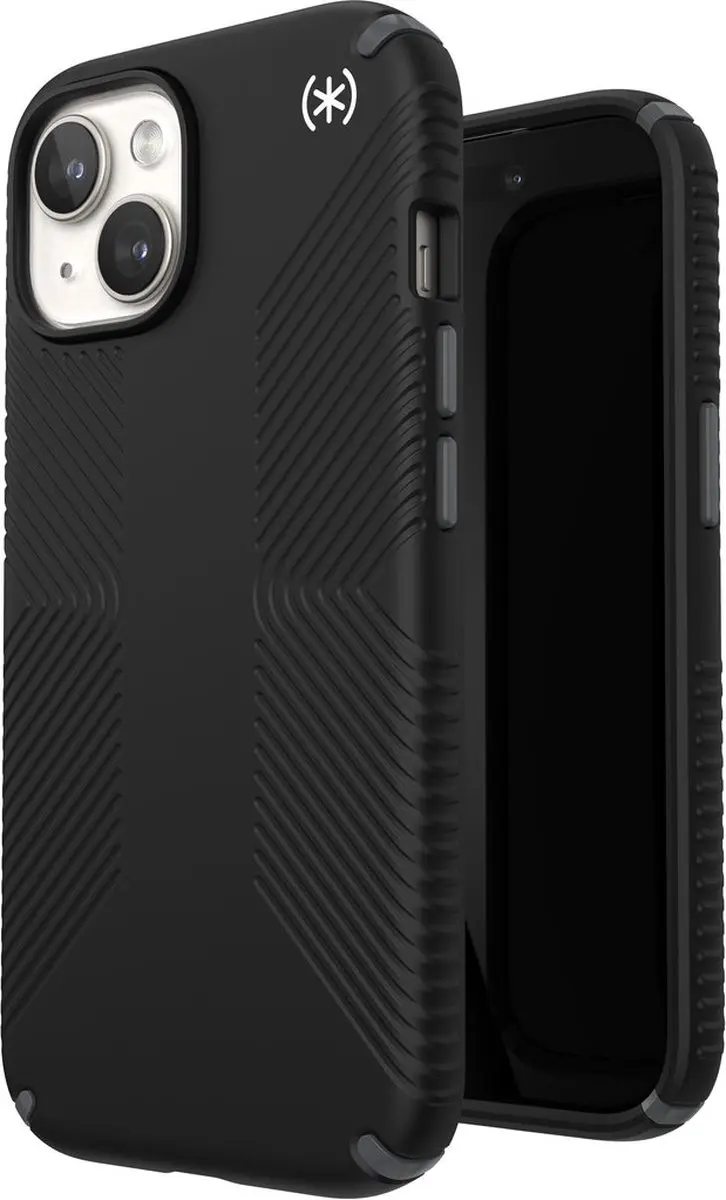 Speck Presidio2 Grip iPhone 15/14/13 Hoesje - Zwart - afbeelding 6 van 6