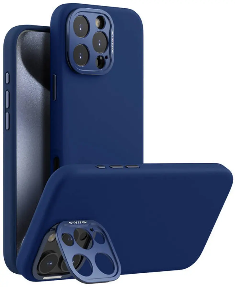 Nillkin Lenswing MagSafe Hoes iPhone 16 Pro Max - Blauw