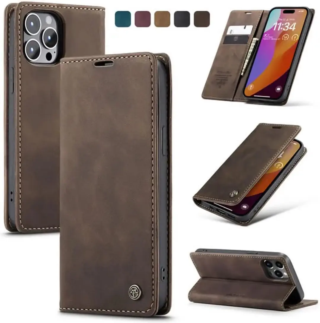 CaseMe iPhone 15 Pro Wallet Book Case