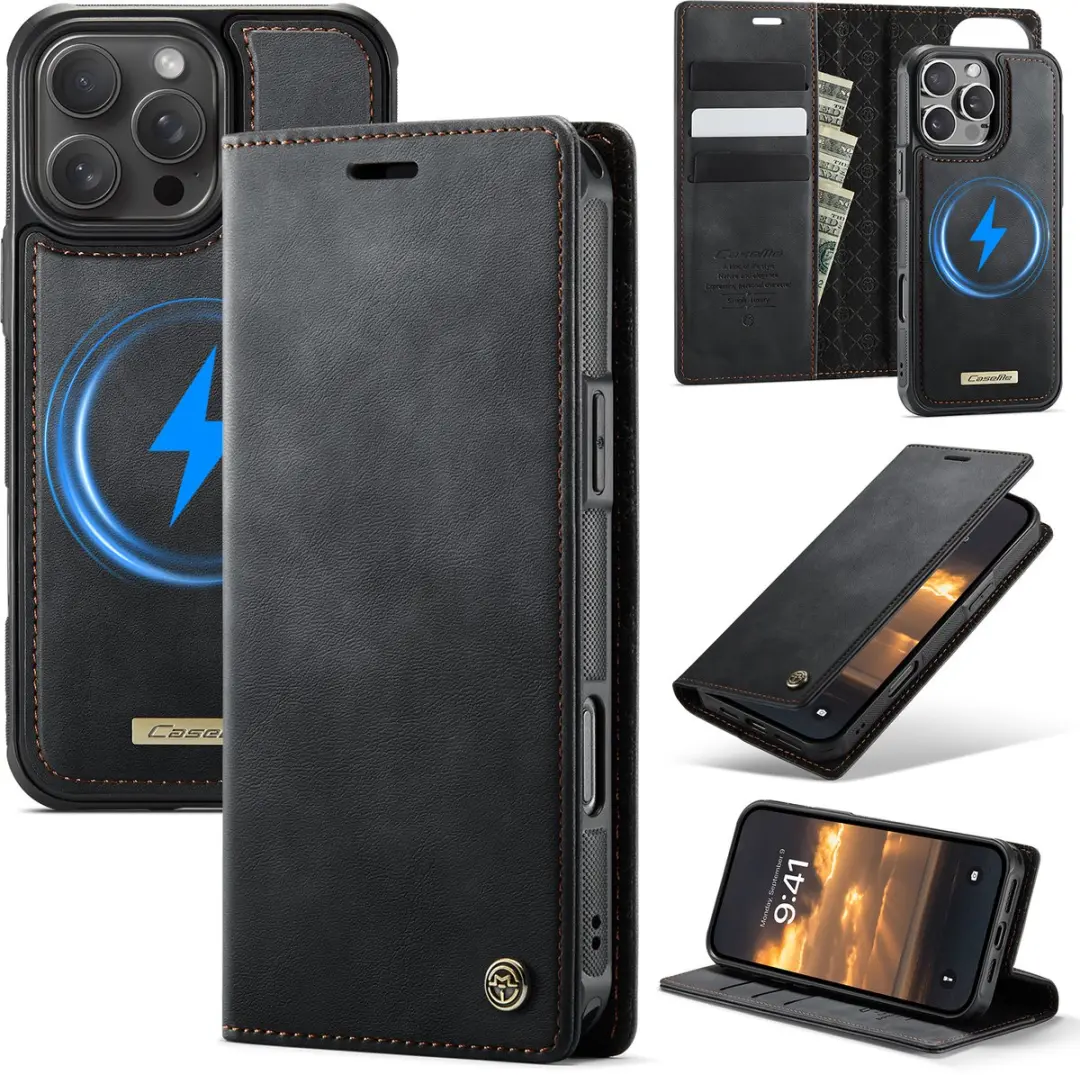 Caseme Telefoonhoesje iPhone 16 Pro Bookcase