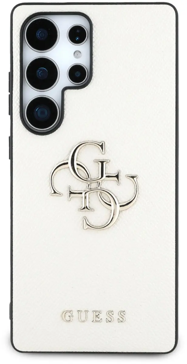 GUESS 4G Metal Logo Saffiano Backcover GUHCS25LPGT4MBE - Beige
