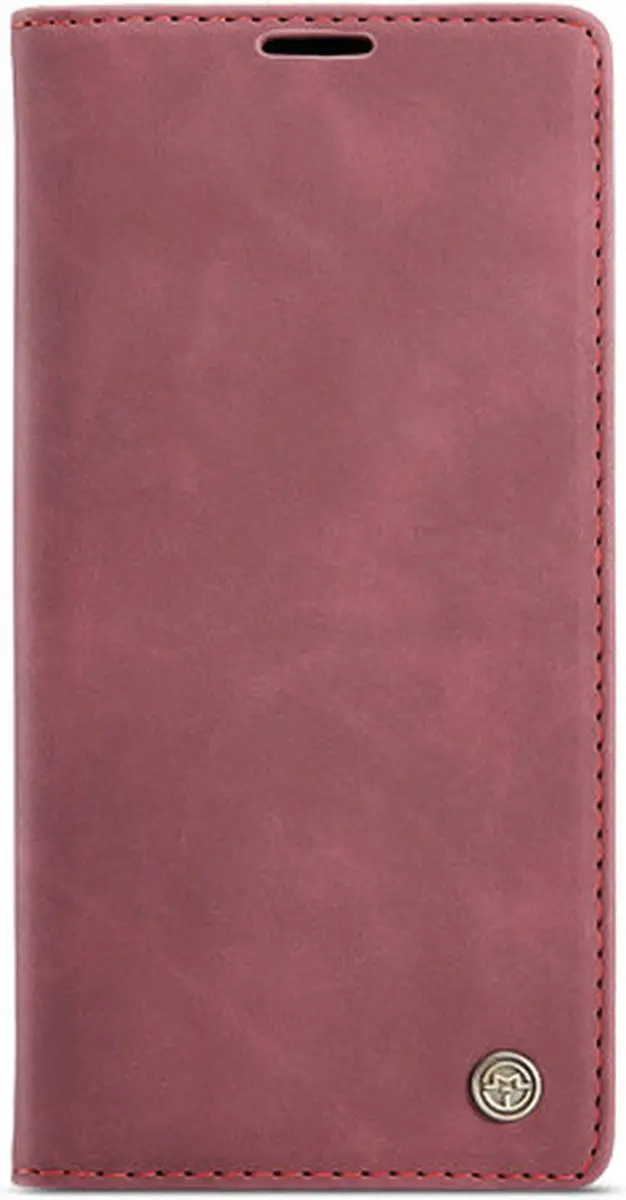 CaseMe iPhone 15 Plus Wallet Bookhoesje - Rood - afbeelding 6 van 6