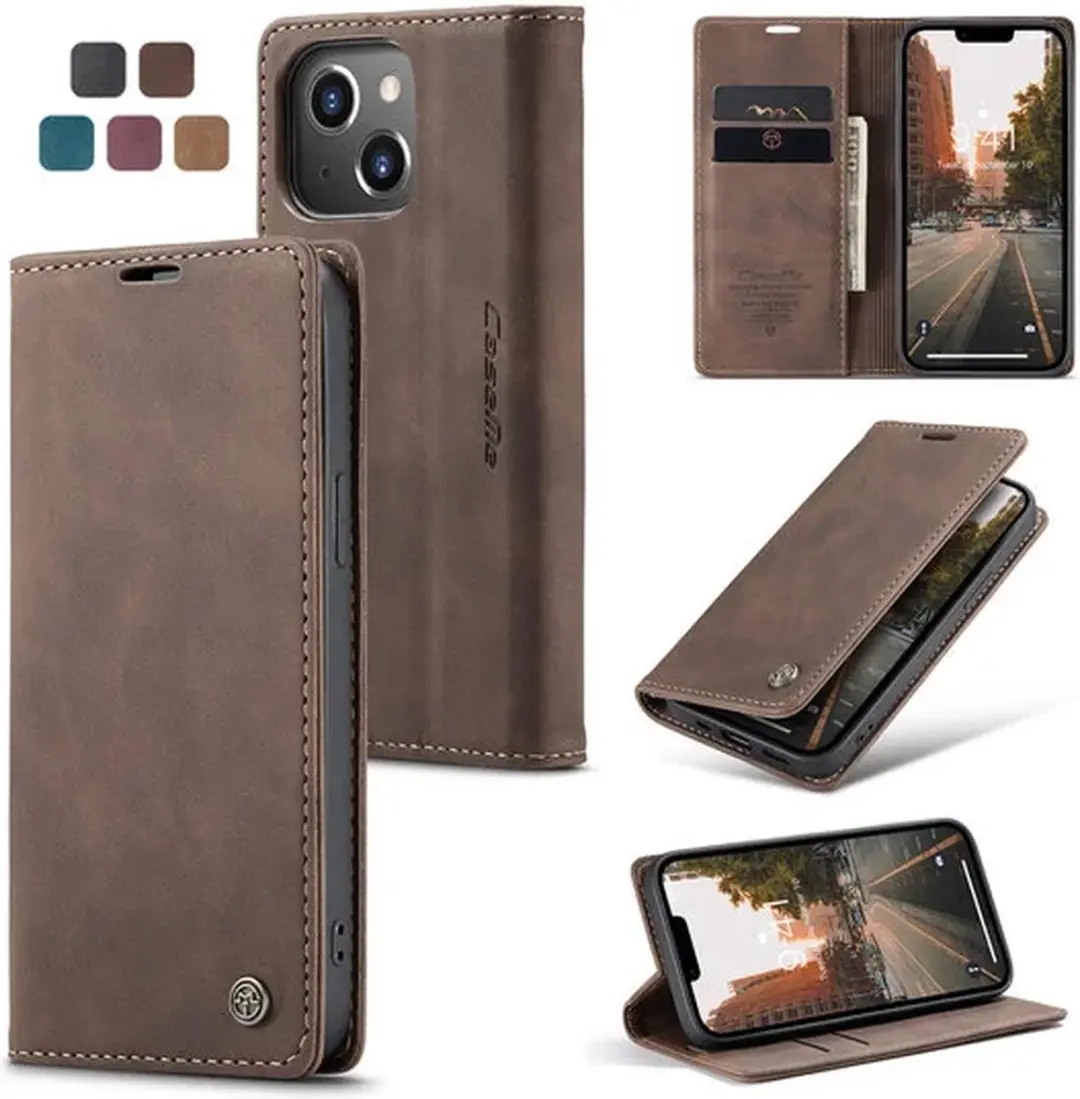 Caseme iPhone 15 Wallet Book Case