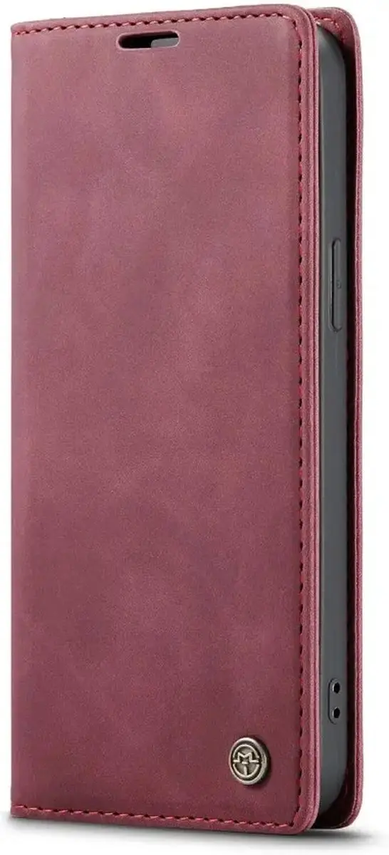 Caseme 013 Hoesje iPhone 16e - Portemonnee Rood
