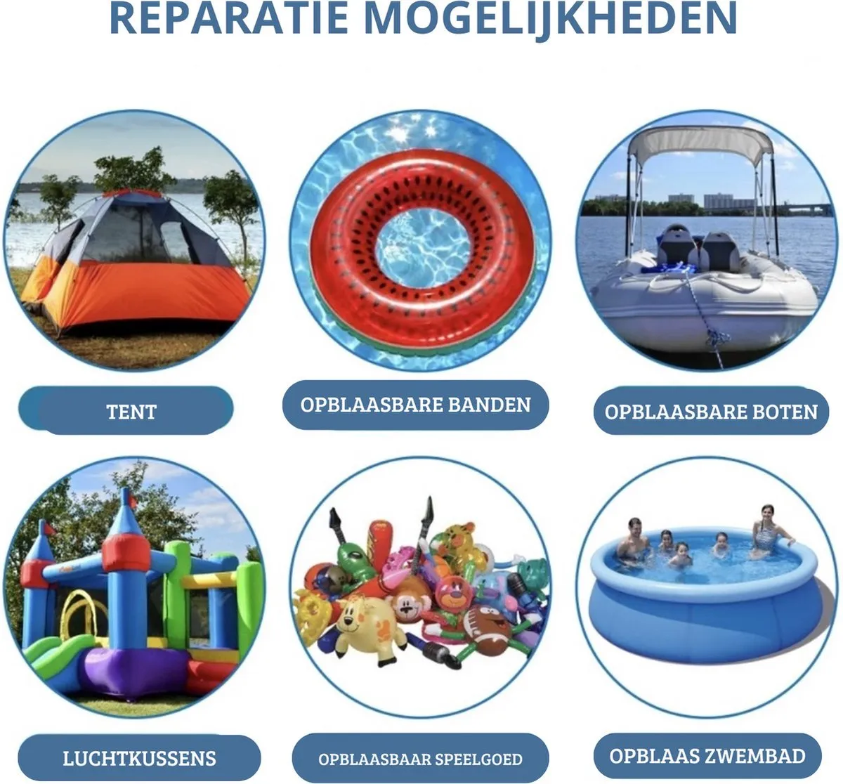 Intex Zwembad Reparatie Set 6 Stuks