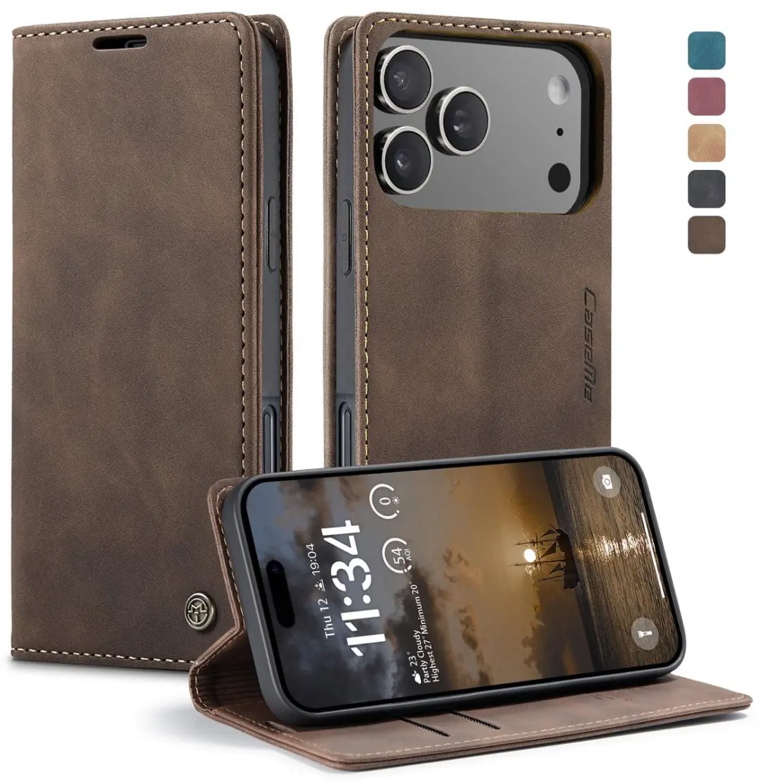 Caseme 013 Bookcase Portemonneehoesje iPhone 17 Pro Max