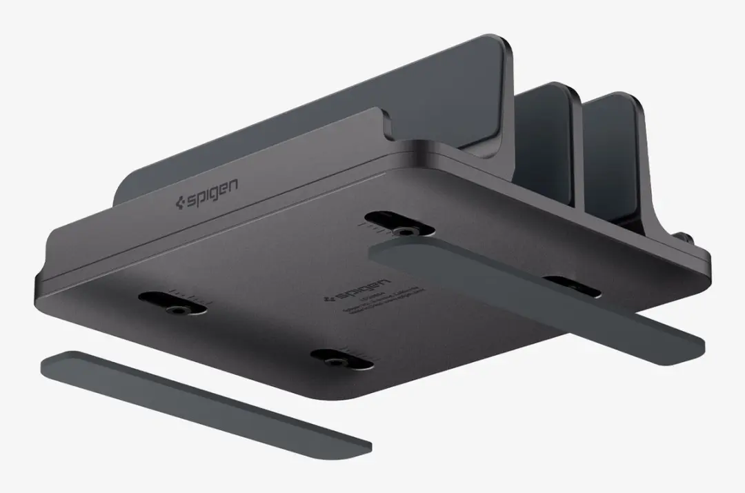 Spigen LD208S4 Verticale Standaard - 4 Apparaten - Grijs