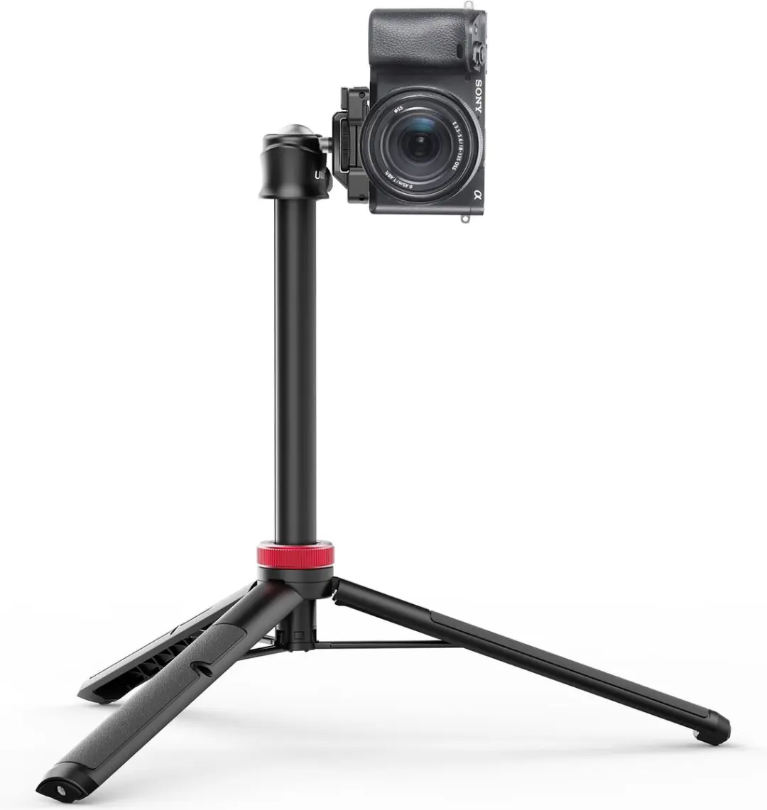 Ulanzi MT-44 Selfiestick Statief - 146cm - 1,5kg - Zwart/Rood