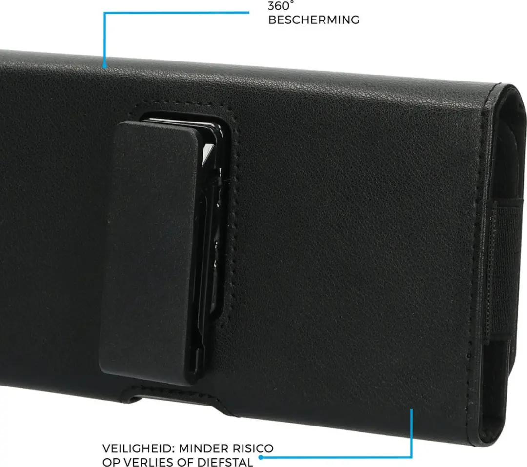 Mobiparts Classic Belt Case MP-125530 - Zwart