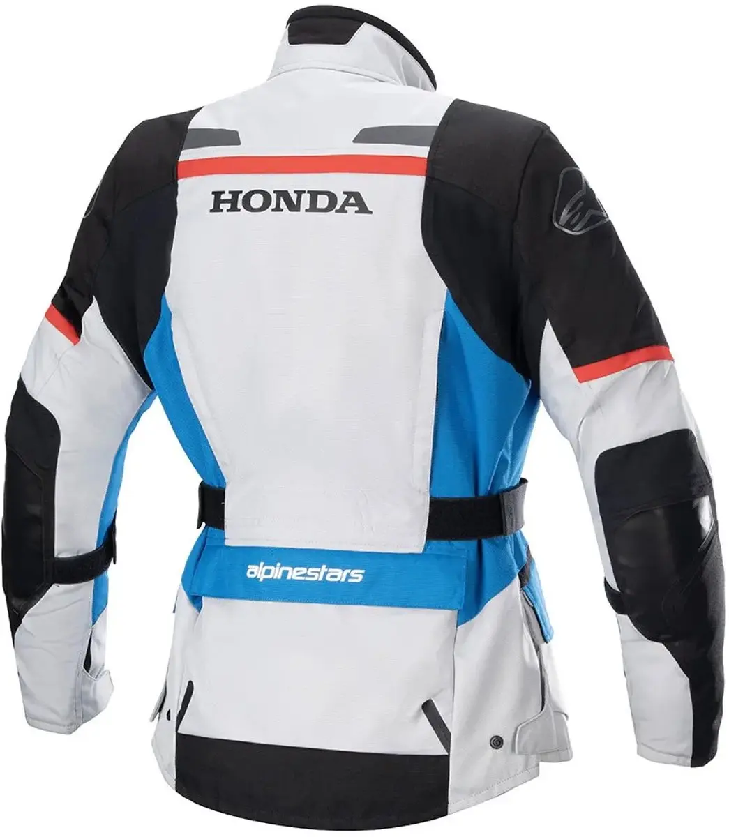 Alpinestars Honda Stella V3 Drystar Jas - IJsgrijs/Blauw Helderrood - Maat S