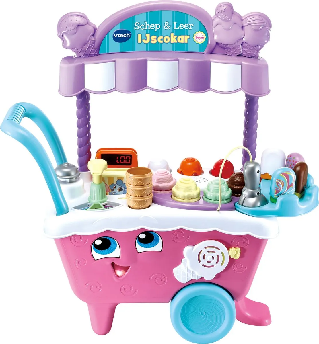 VTech Schep & Leer IJscokar Deluxe - Roze