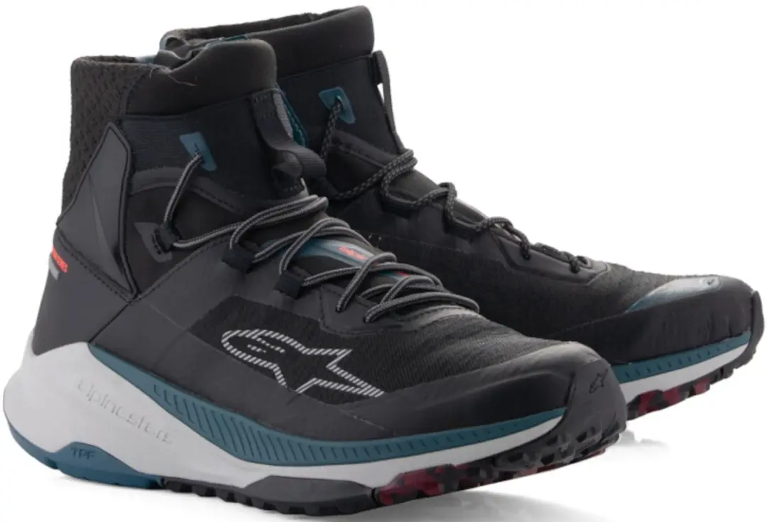 Alpinestars Speedforce XR Motorschoenen - Zwart/Petrol/Grijs