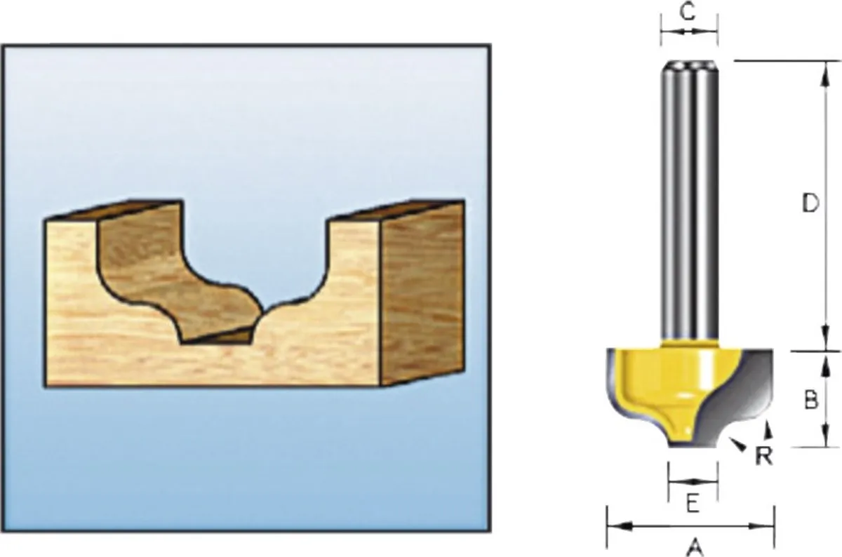 Makita D-09357 S-Profielfrees 16
