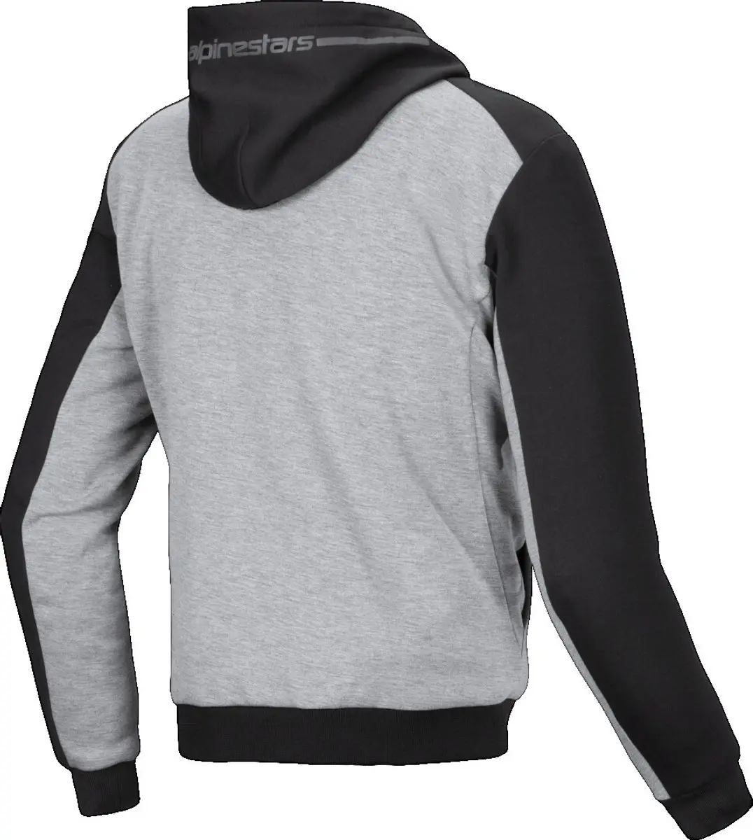 Alpinestars Chrome V2 Sport Hoodie - Zwart/Grijs Heather/Rood Fluorescerend - XL