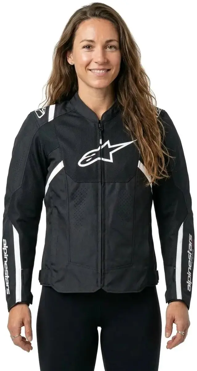 Alpinestars Stella T-SPS Air V2 Dames Motorjas - XS - Zwart/Wit