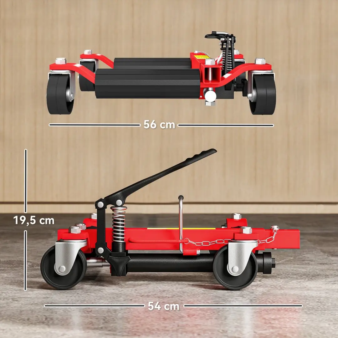 Homcom Kriklift - 680 kg - Zwart