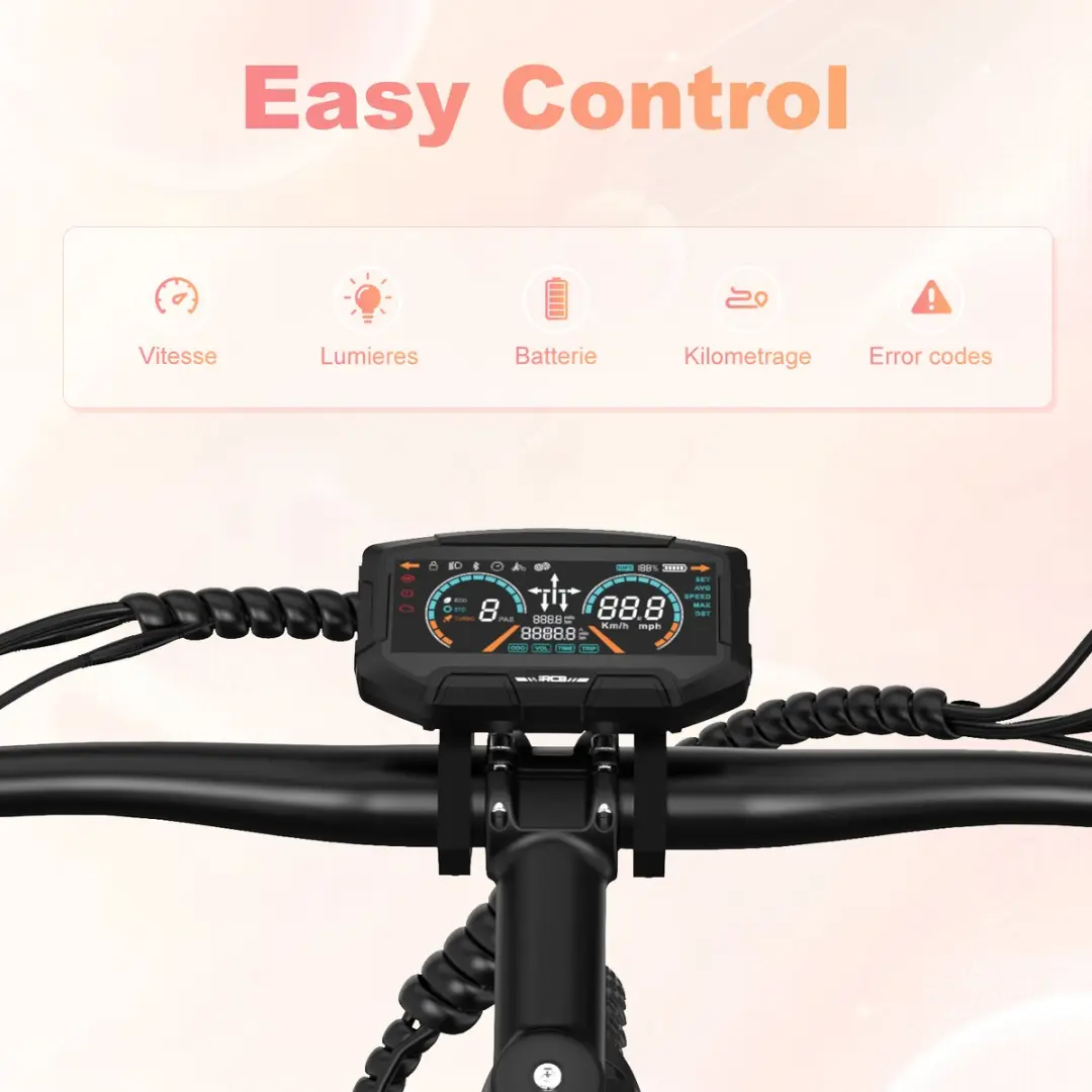 RCB 27.5" Trendy City Commuter EBike 250W - 7 Versnellingen - 468Wh Zwart