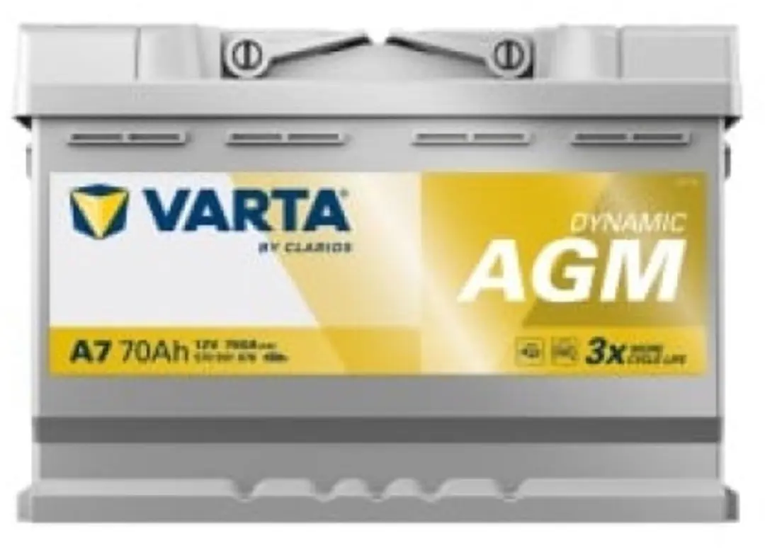 Varta A7 AGM Start-Stop Accu 70Ah 760A - 12V