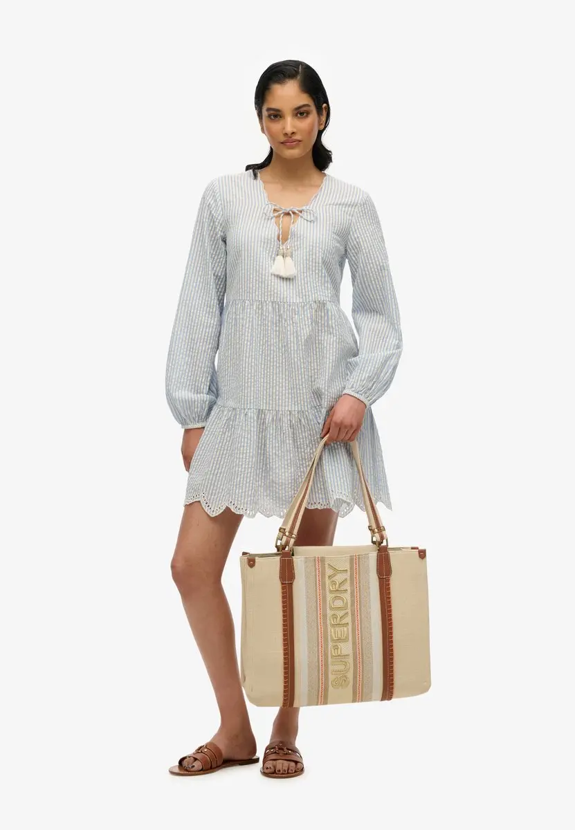 Superdry Luxe Leren Draagtas W9110412A - Tan